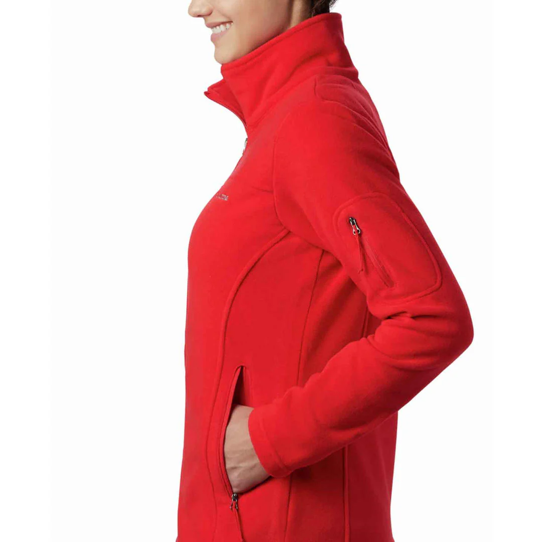Columbia Women Red Fast Trek II Jacket - Image 4