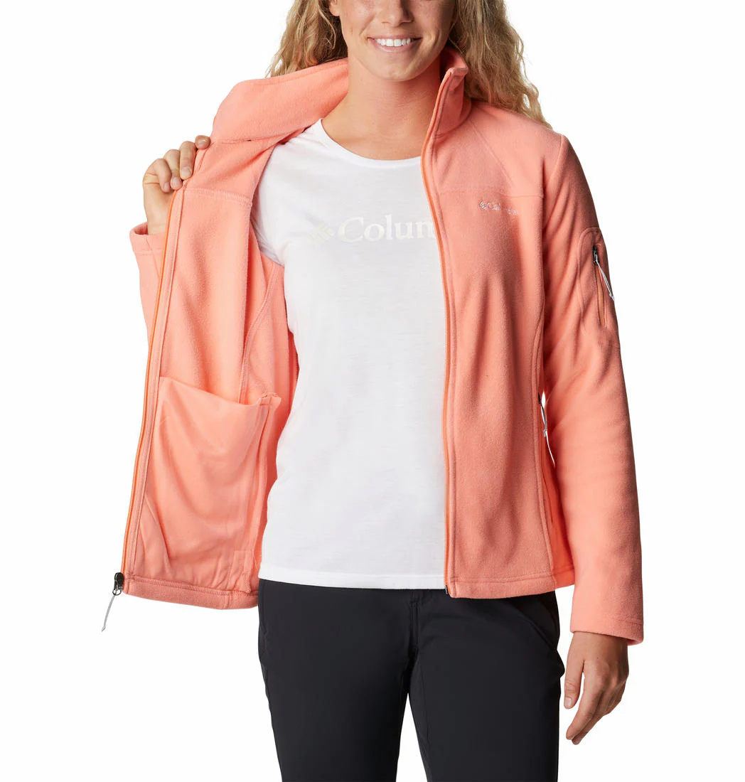 Columbia Women Peach Fast Trek II Jacket - Image 3