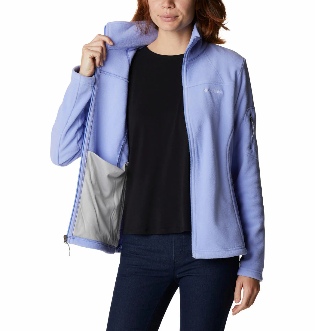 Columbia Women Purple Fast Trek II Jacket - Image 4