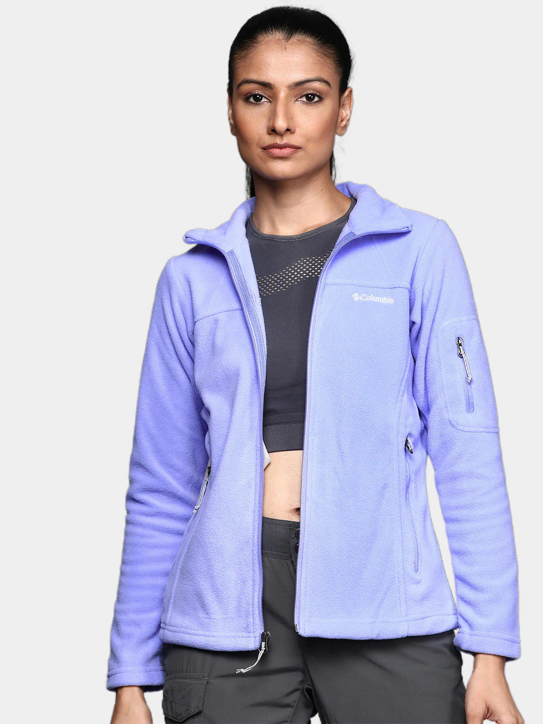 Columbia Women Purple Fast Trek II Jacket - Image 8
