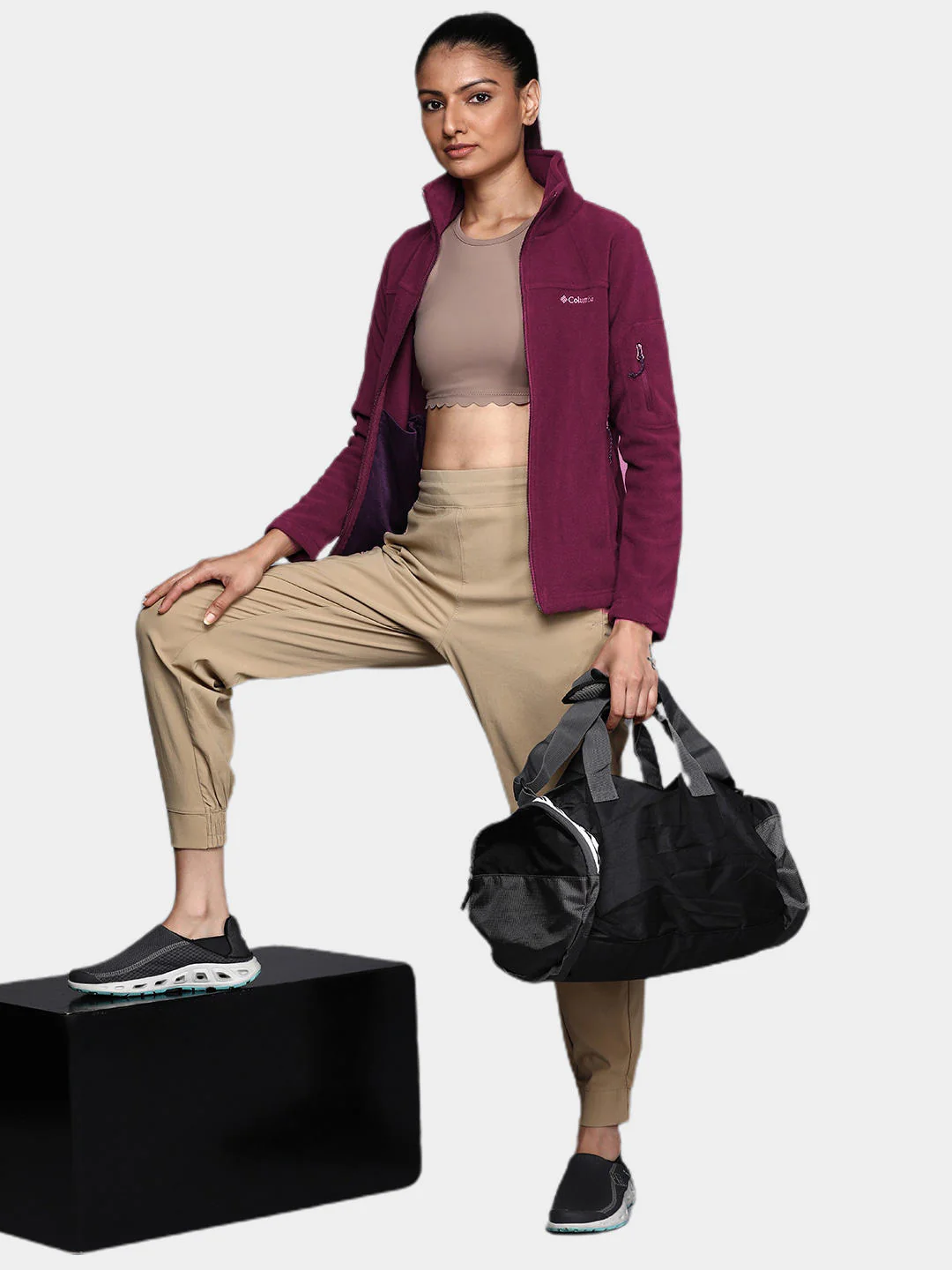 Columbia Women Purple Fast Trek II Jacket - Image 11