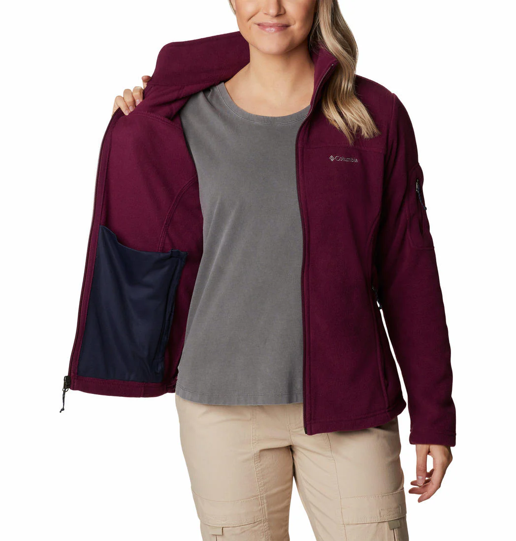 Columbia Women Purple Fast Trek II Jacket - Image 4