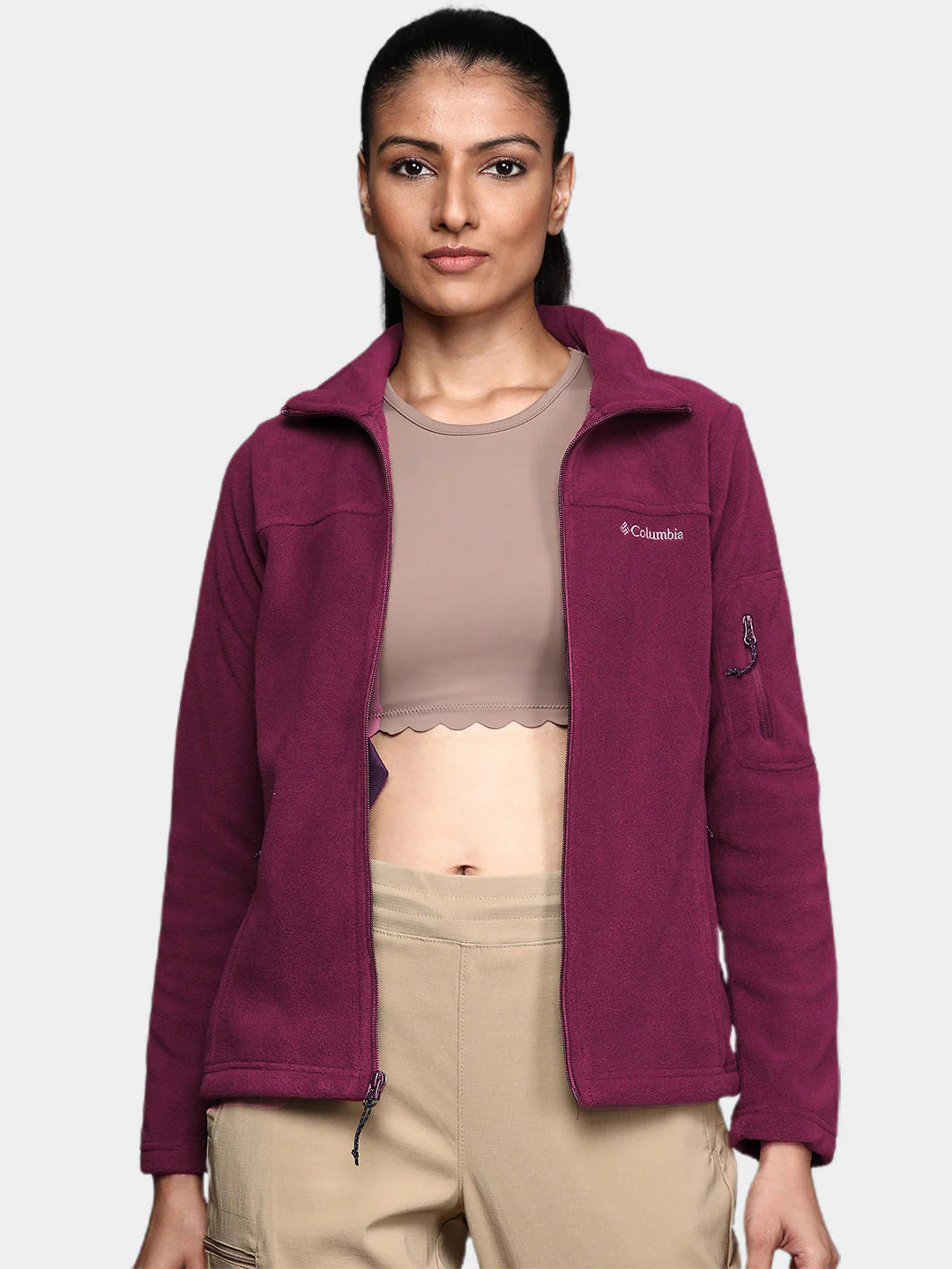 Columbia Women Purple Fast Trek II Jacket - Image 9