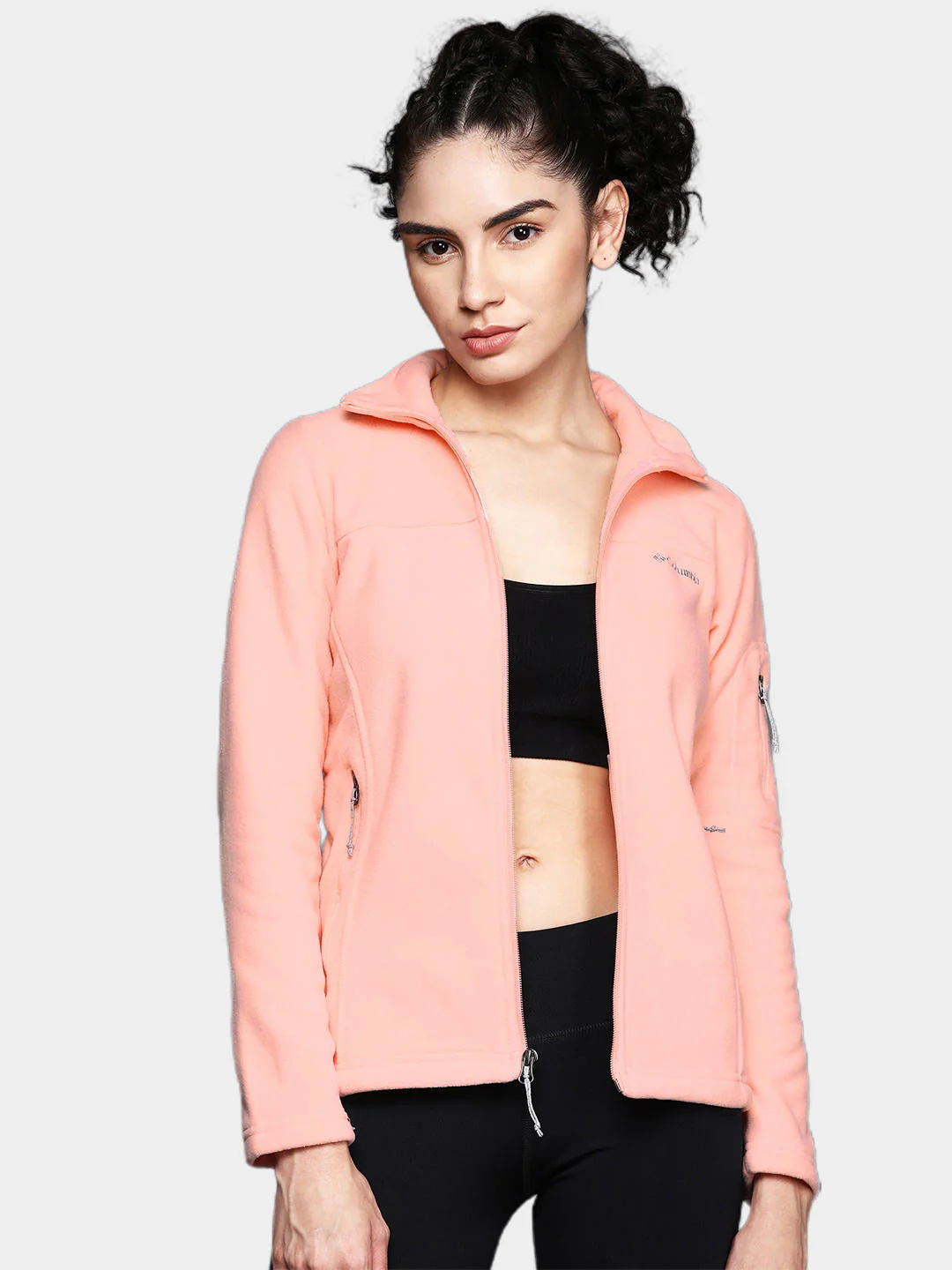 Columbia Women Peach Fast Trek II Jacket - Image 6