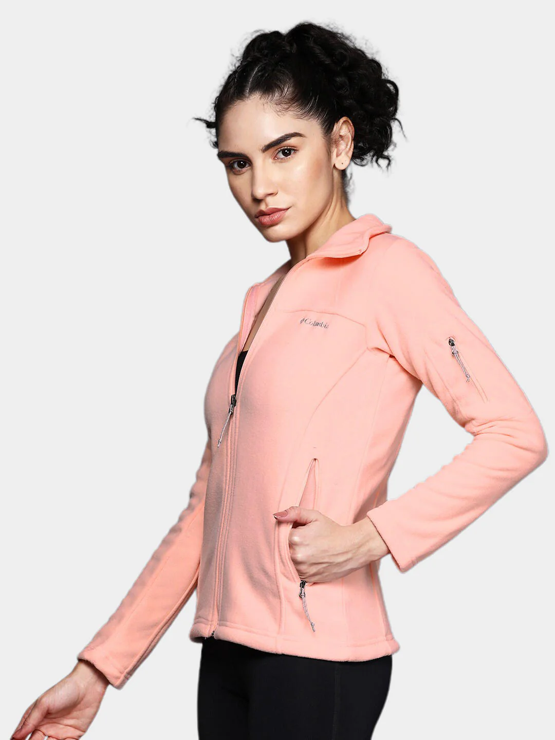 Columbia Women Peach Fast Trek II Jacket - Image 7