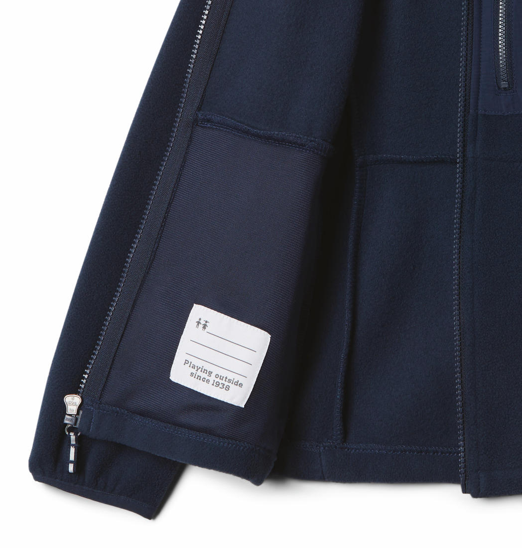 Columbia Kids Unisex Blue Fast Trek III Fleece Full Zip - Image 4