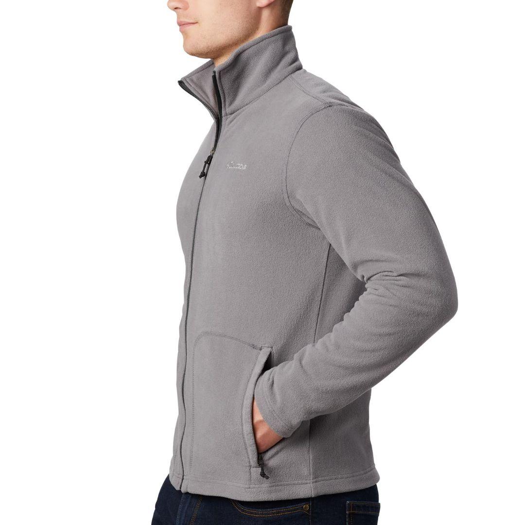 Columbia Men Grey Fast Trek Light Full Zip Fleece - Image 4