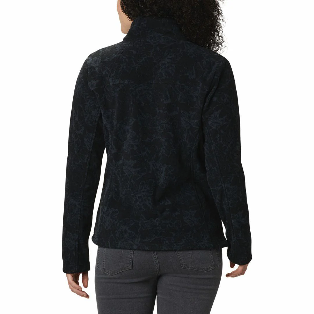 Columbia Women Black Fast Trek Printed Jkt - Image 6