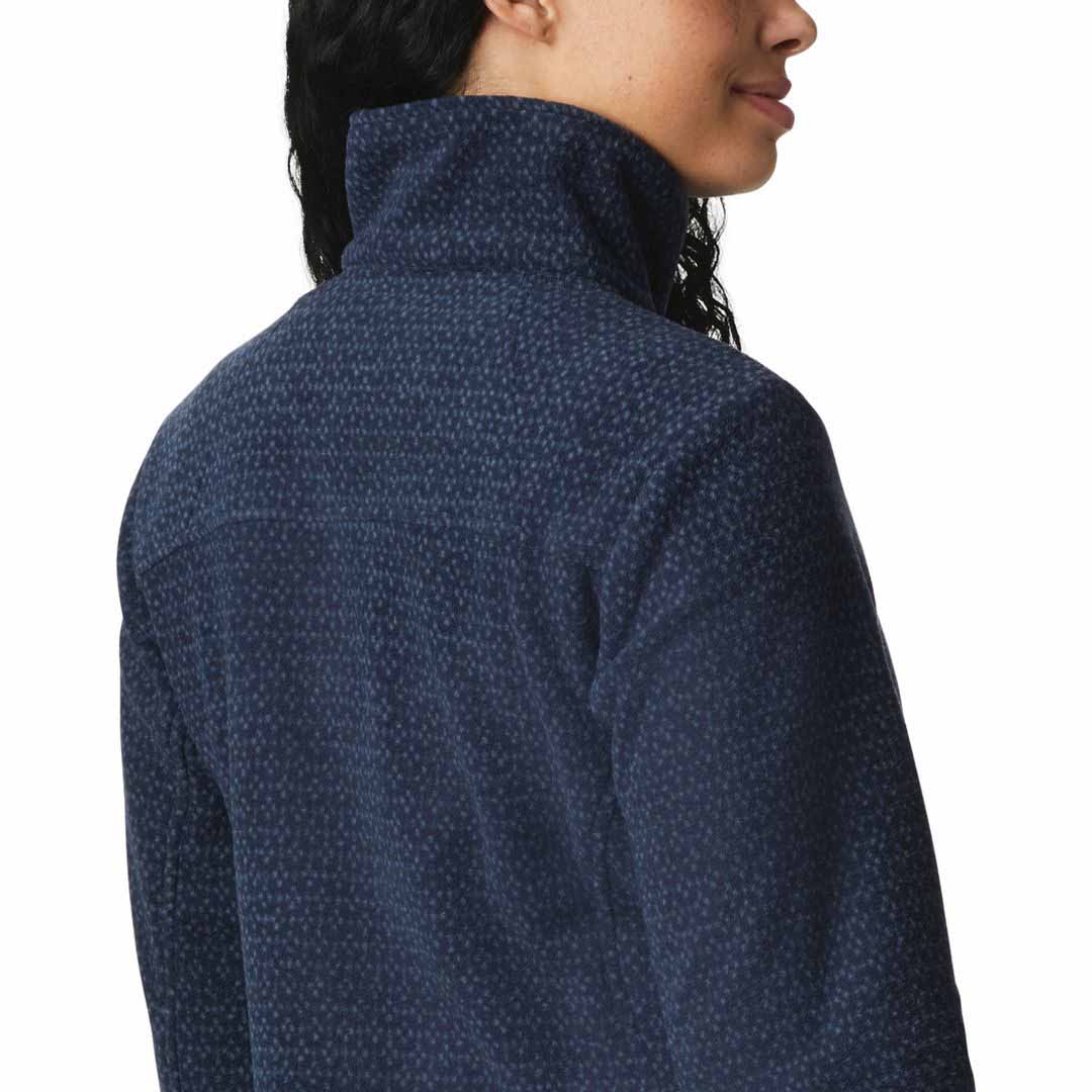 Columbia Women Blue Fast Trek Printed Jkt - Image 5