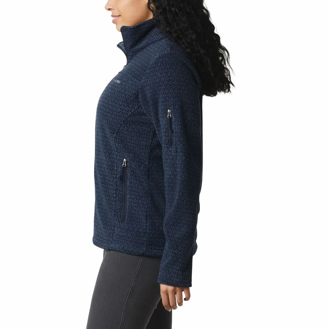 Columbia Women Blue Fast Trek Printed Jkt - Image 6