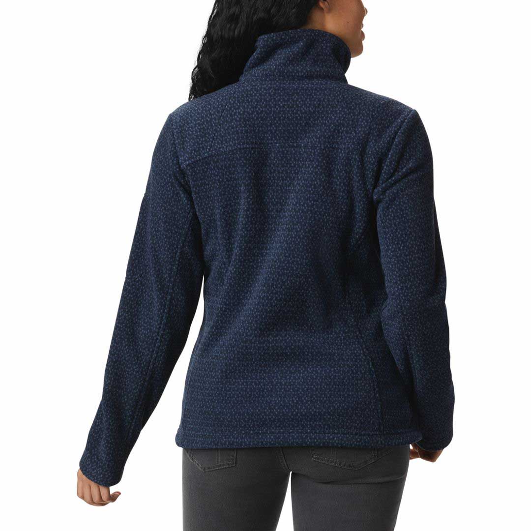 Columbia Women Blue Fast Trek Printed Jkt - Image 7