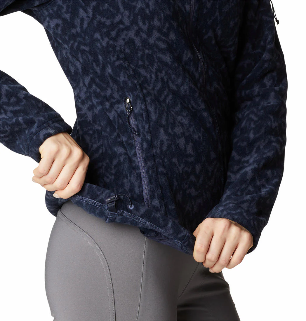 Columbia Women Navy Blue Fast Trek Printed Jkt - Image 5