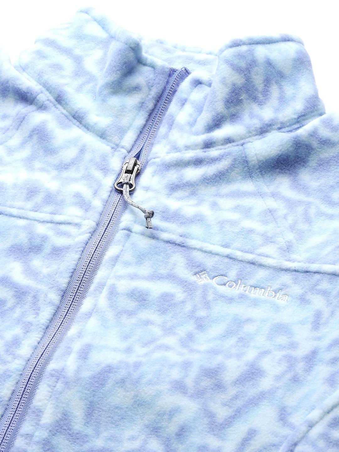 Columbia Women Purple Fast Trek Printed Jkt - Image 7