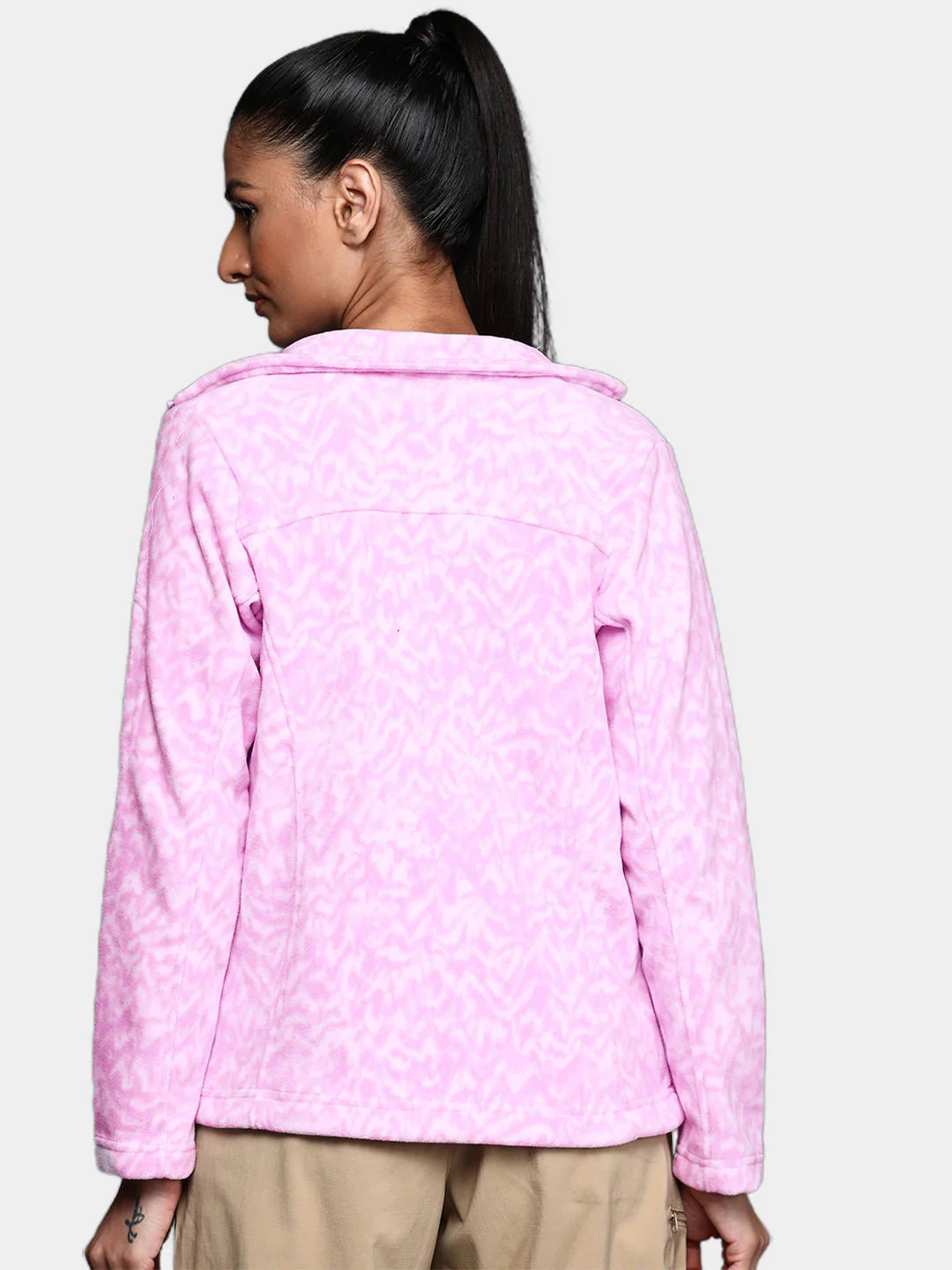 Columbia Women Purple Fast Trek Printed Jkt - Image 11