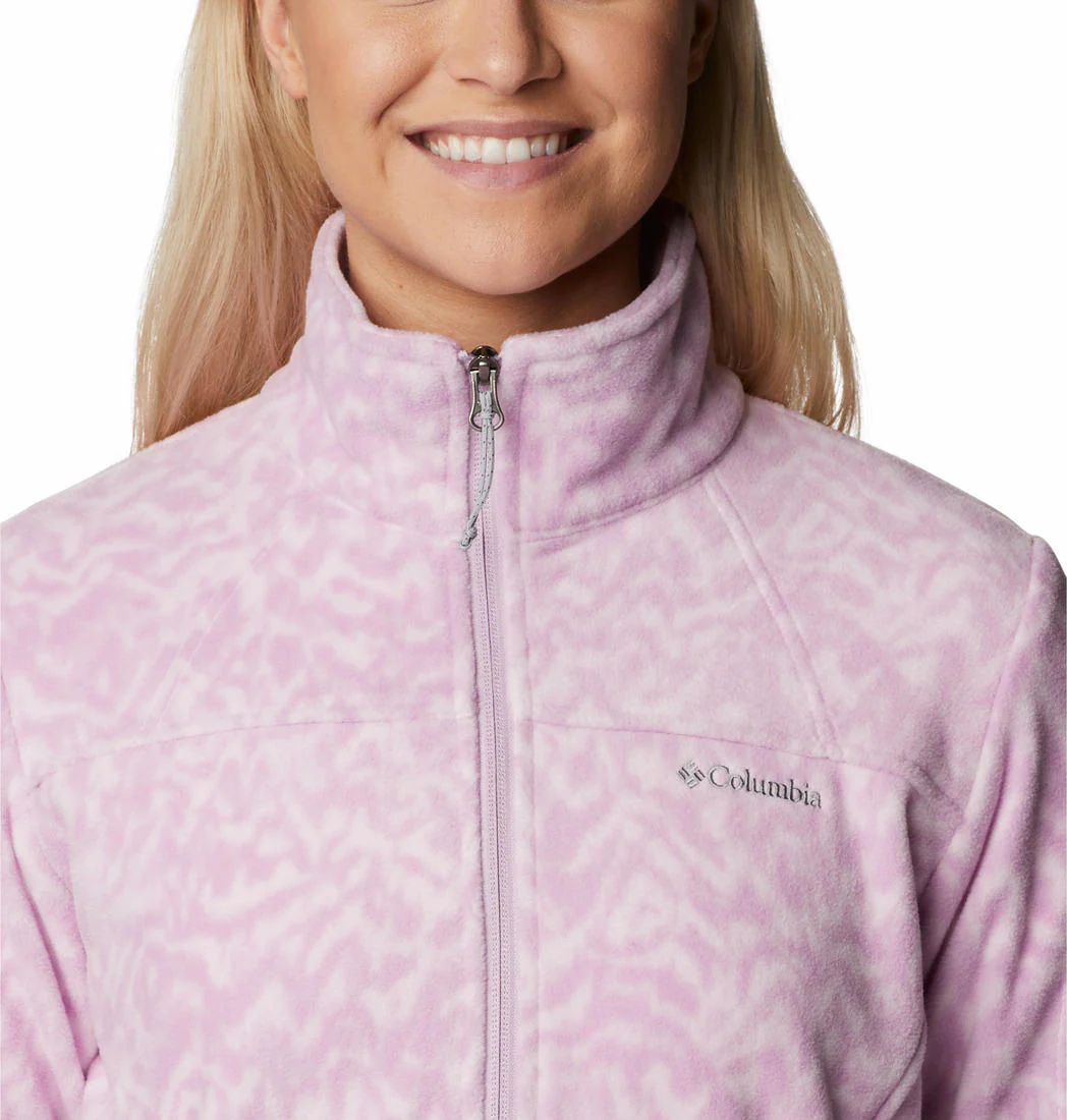Columbia Women Purple Fast Trek Printed Jkt - Image 3