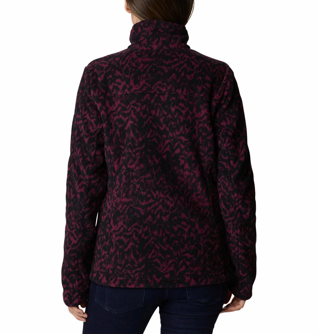 Columbia Women Purple Fast Trek Printed Jkt - Image 5