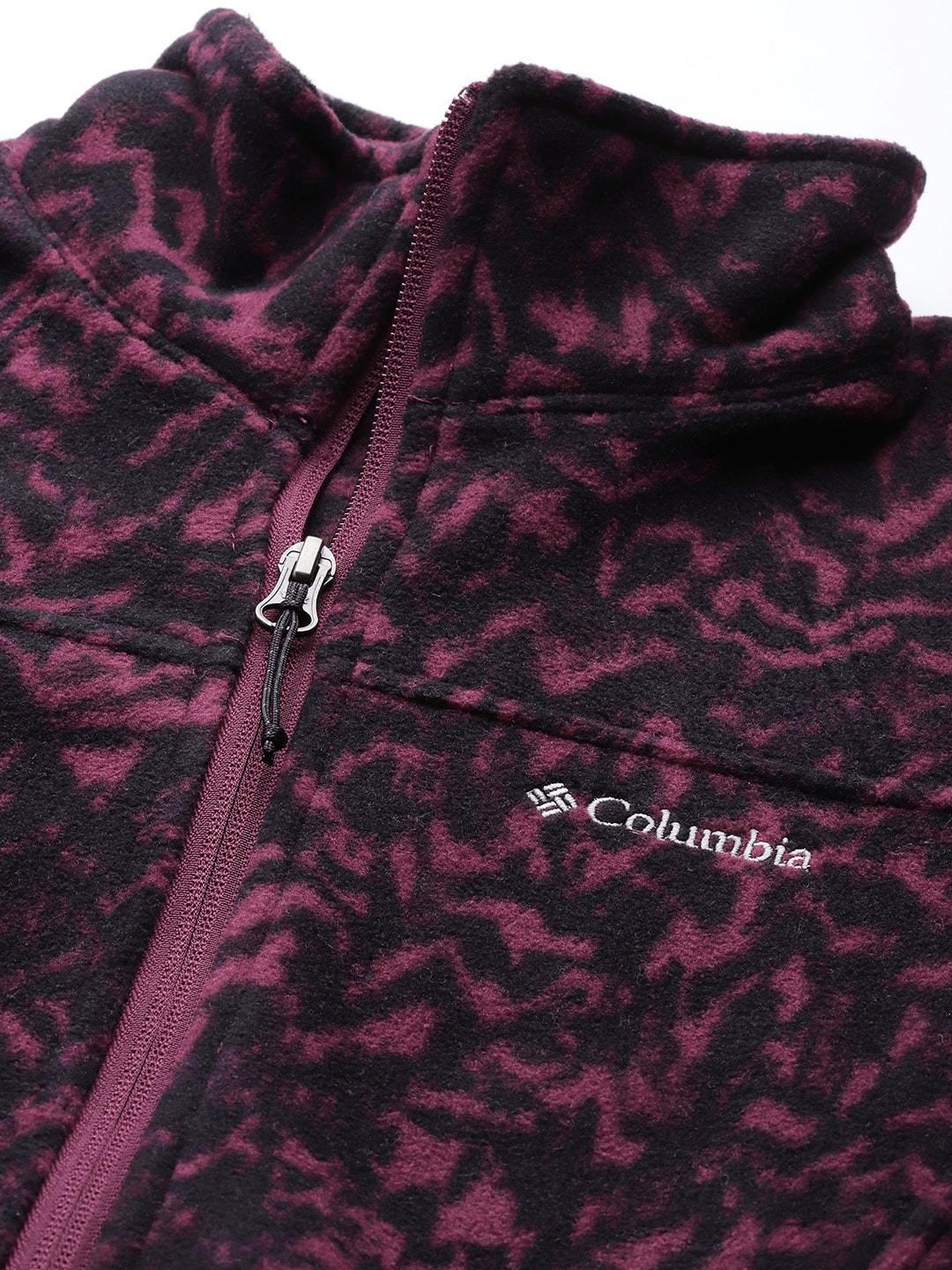 Columbia Women Purple Fast Trek Printed Jkt - Image 6