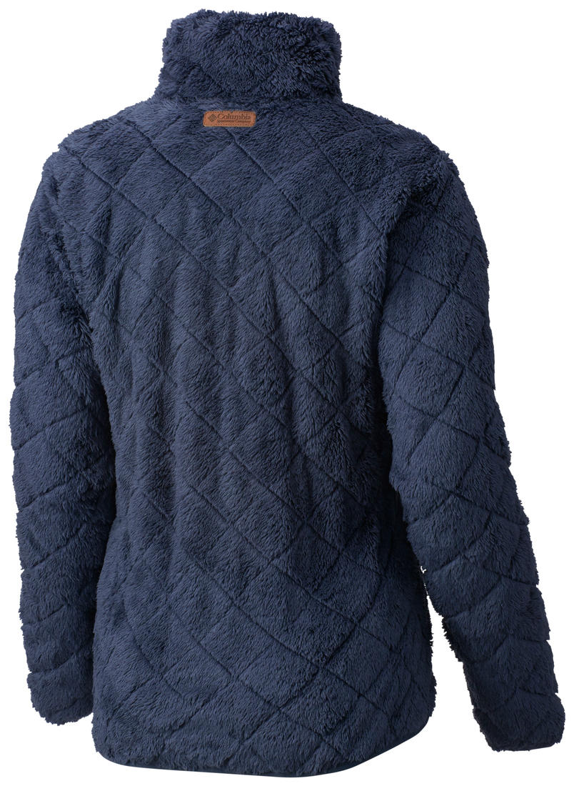 Columbia Women Navy Blue Fire Side Sherpa Full Zip - Image 2