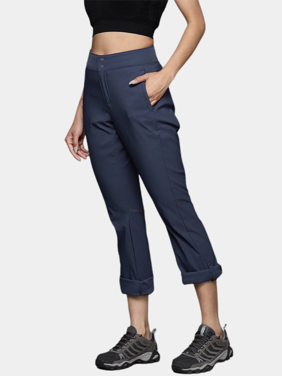 Columbia Women Navy Blue Firwood Core Pant (Sun Protection) - Image 13