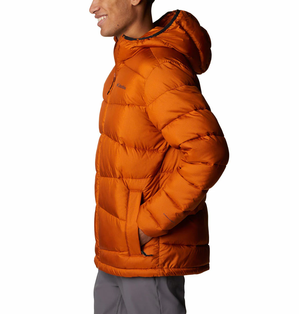 Columbia Men Orange Fivemile Butte Hooded Jacket - Image 2