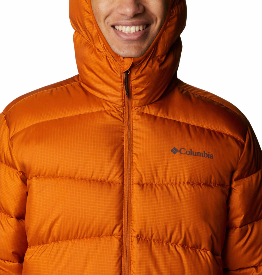 Columbia Men Orange Fivemile Butte Hooded Jacket - Image 3
