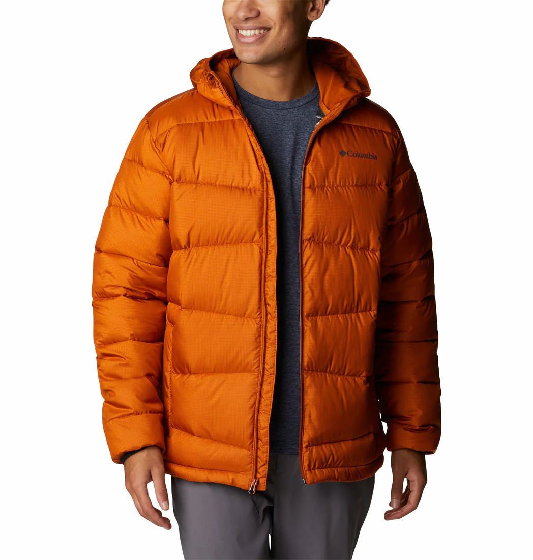 Columbia Men Orange Fivemile Butte Hooded Jacket - Image 6