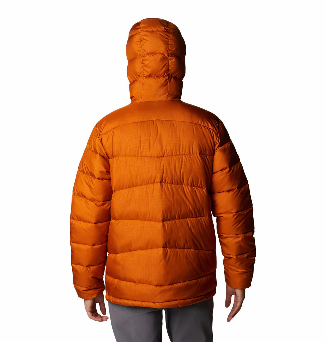 Columbia Men Orange Fivemile Butte Hooded Jacket - Image 7