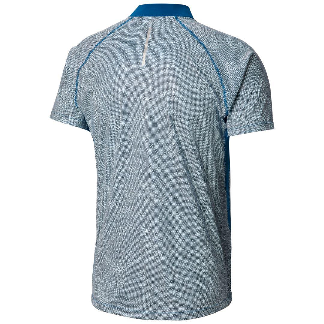 Columbia Men Blue F.K.T. II Short Sleeve Shirt (Sun Protection) - Image 2