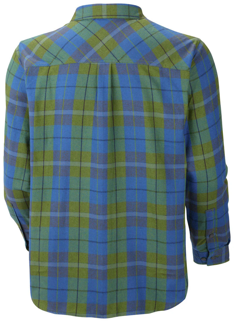 Columbia Men Green Flare Gun Flannel III Long Sleeve Shirt - Image 2