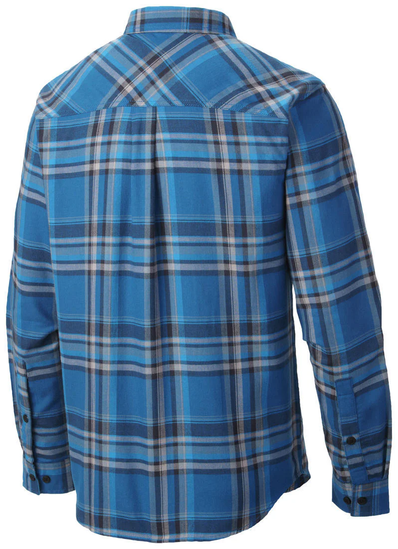 Columbia Men Blue Flare Gun Flannel III Long Sleeve Shirt - Image 2