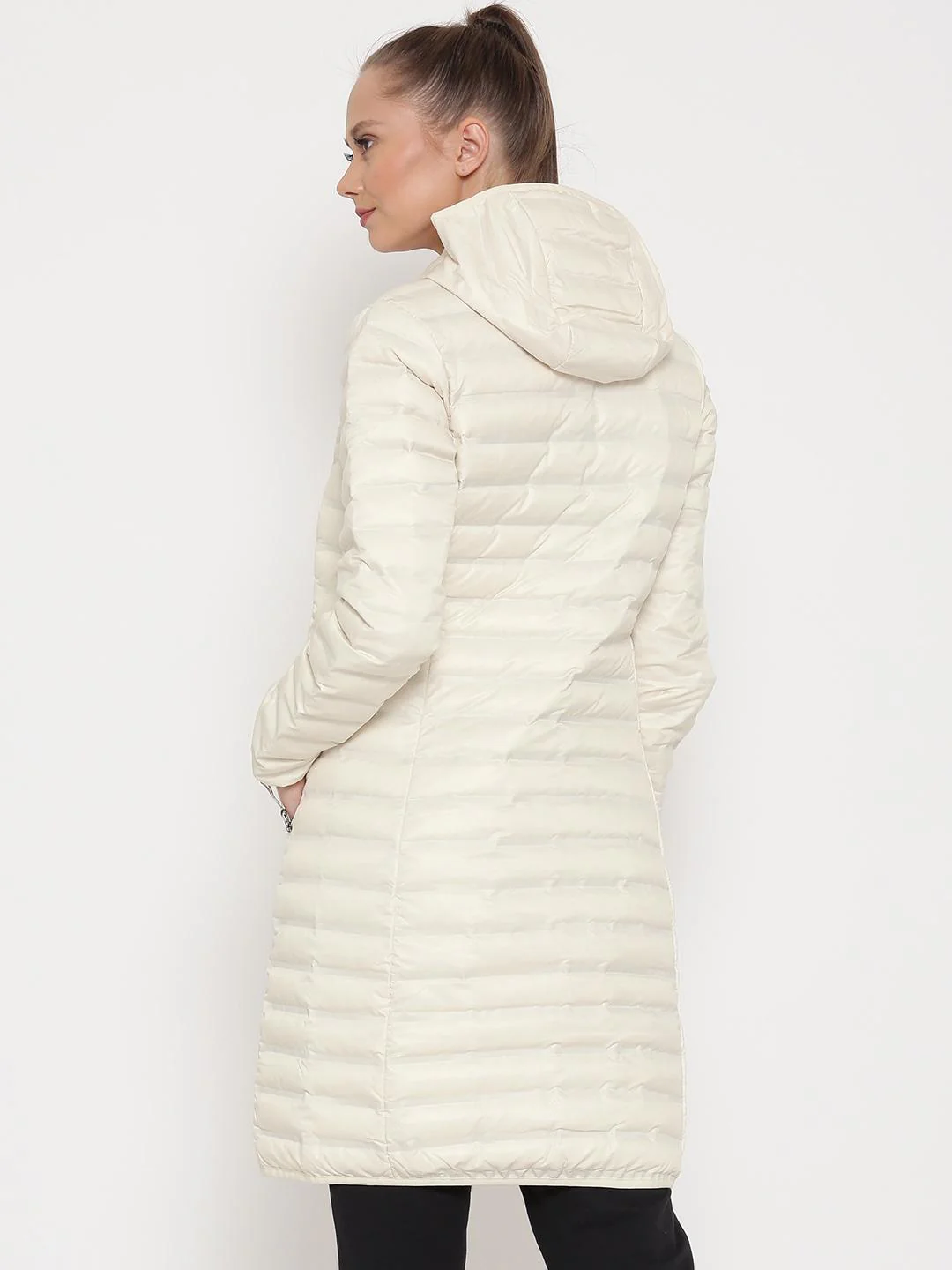 Columbia Women White Flash Forward Long Down Jacket - Image 3