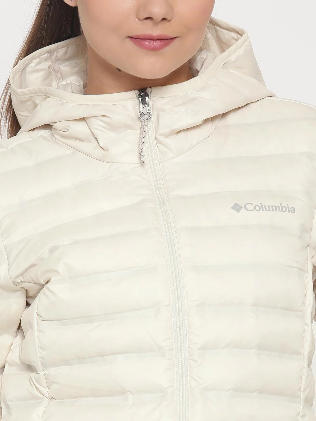 Columbia Women White Flash Forward Long Down Jacket - Image 5