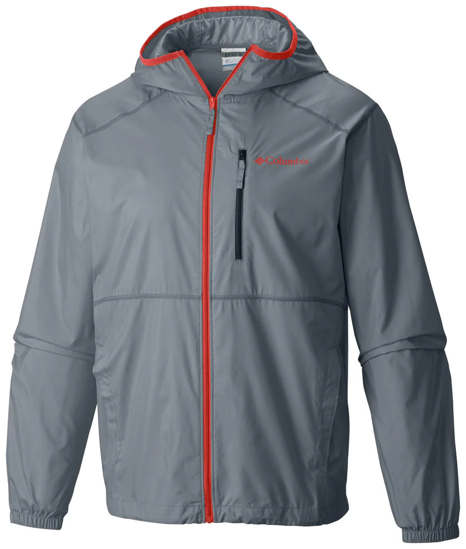 Columbia Men Grey Flash Forward Windbreaker