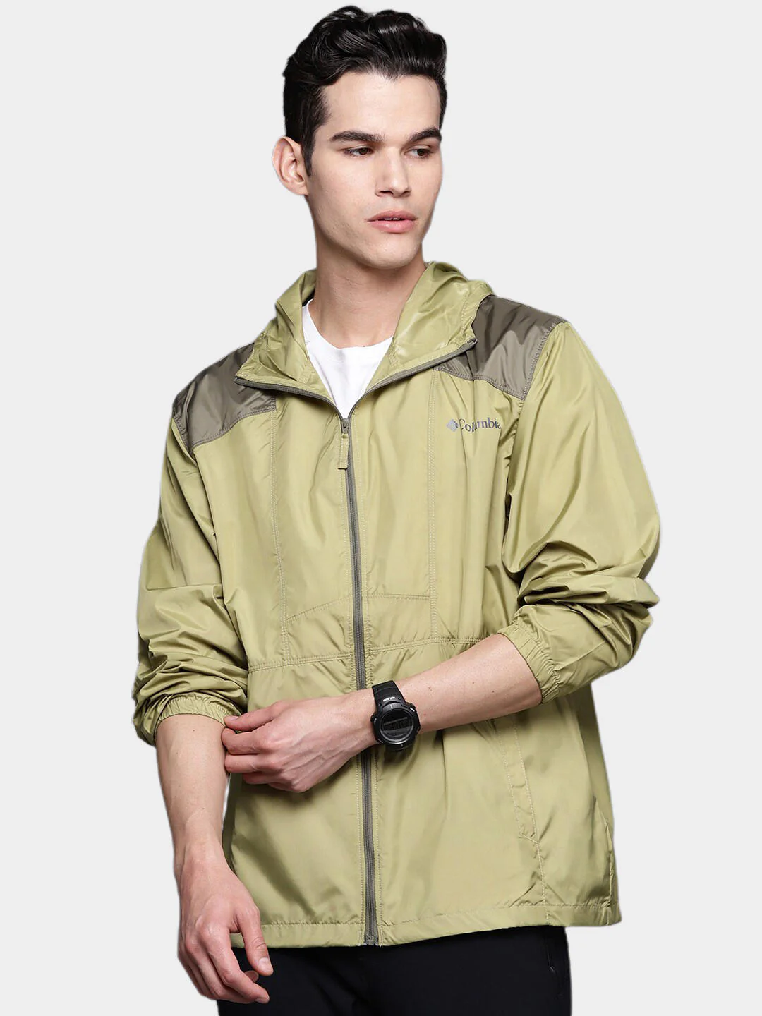 Columbia Men Green Flashback Windbreaker - Image 9