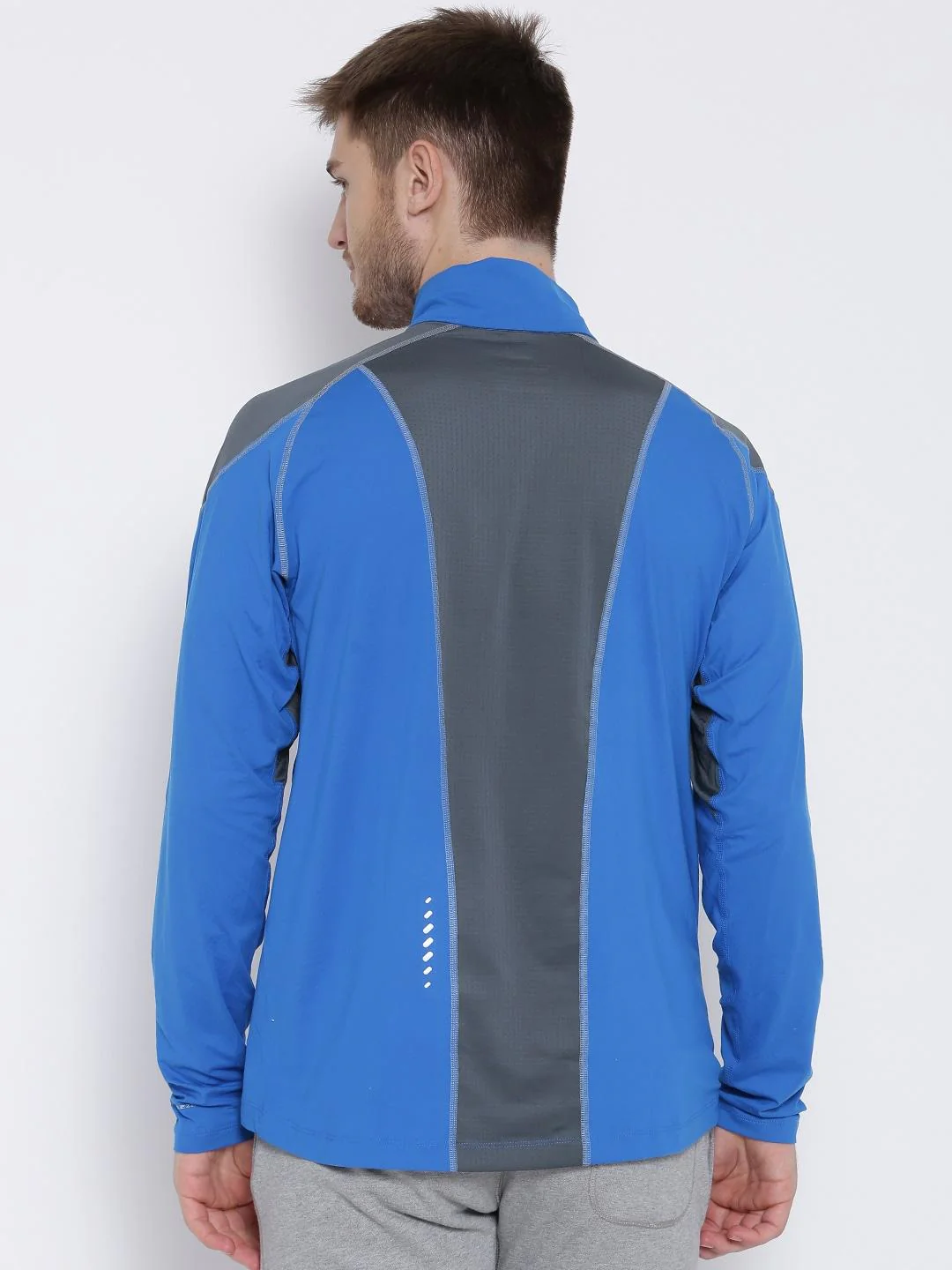 Columbia Men Blue Freeze Degree II Half Zip Long Sleeve - Image 4