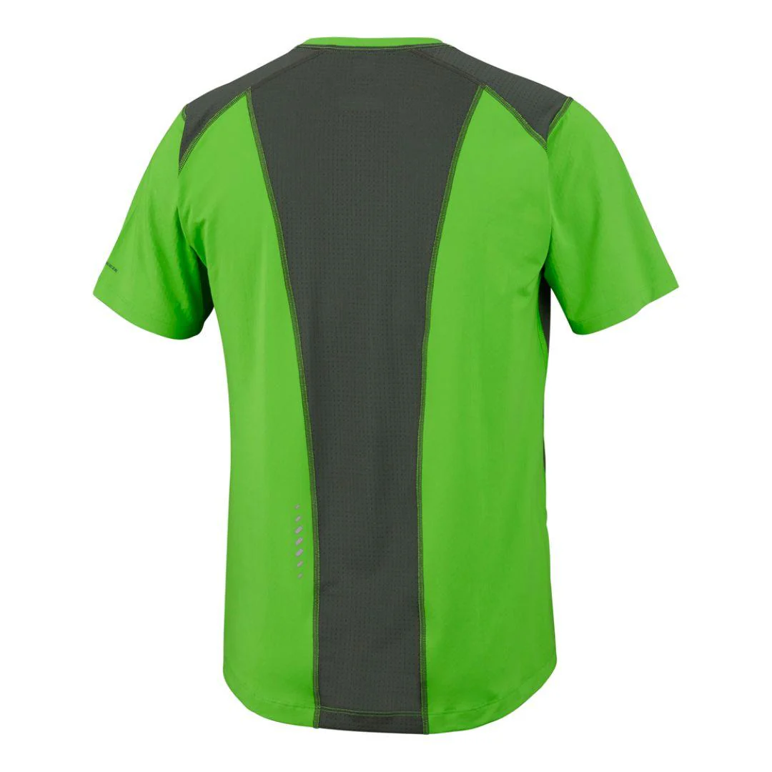 Columbia Men Green Freeze Degree II Short Sleeve Shirt (Sun Protection) - Image 2