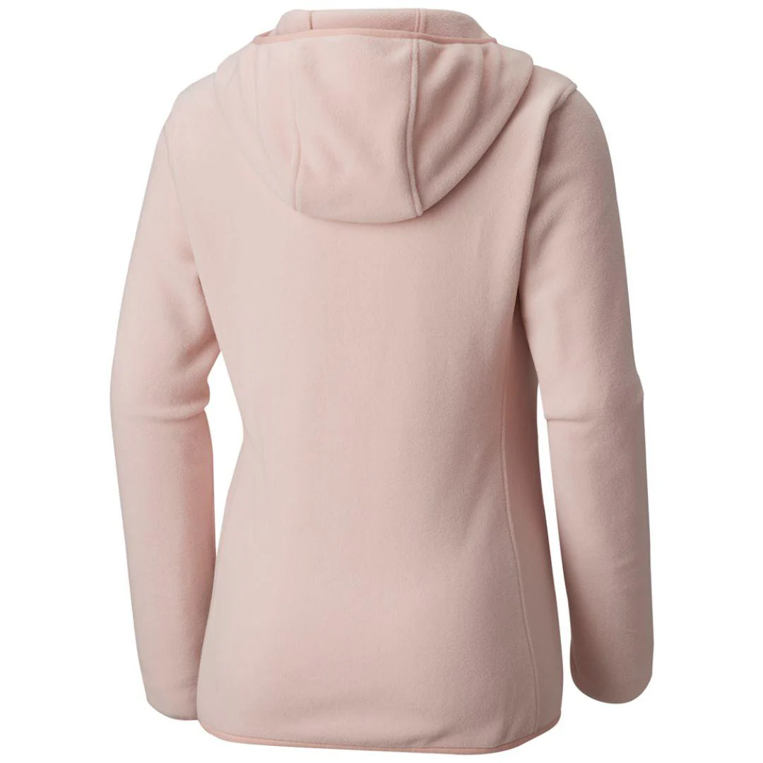 Columbia Women Red Fuller Ridge Hooded Fleece Jacket - Image 2