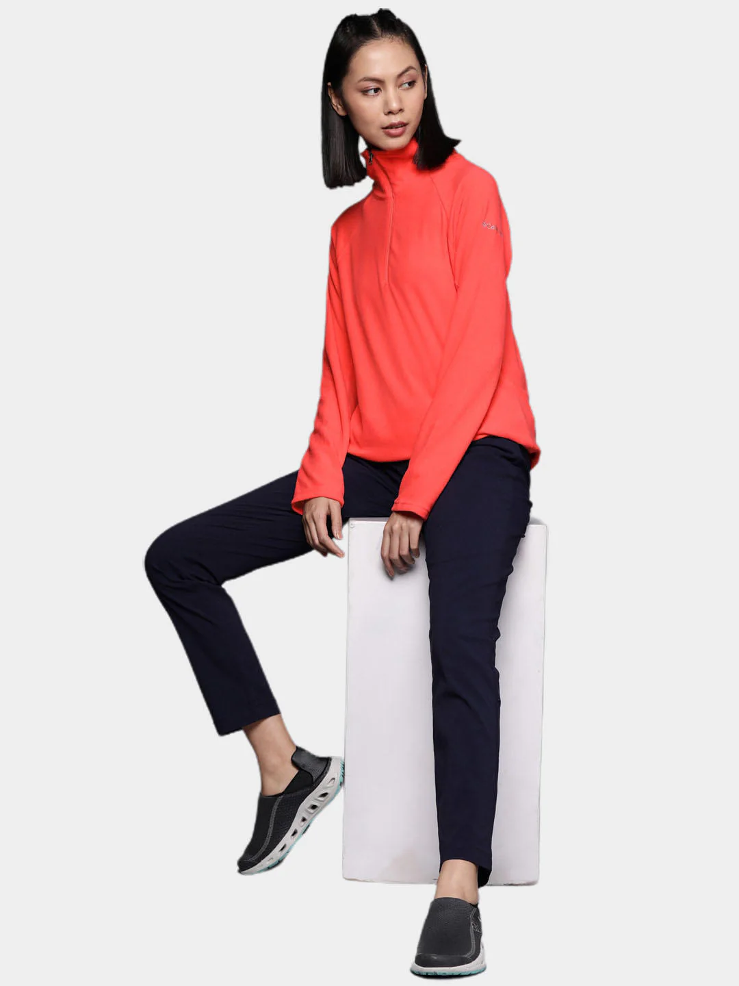 Columbia Women Red Glacial IV 1/2 Zip - Image 11
