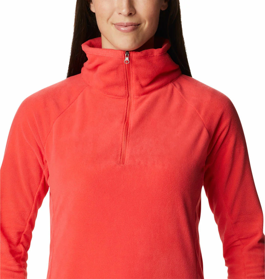 Columbia Women Red Glacial IV 1/2 Zip - Image 2