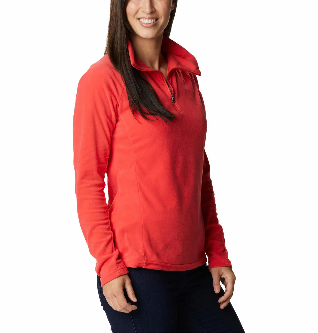 Columbia Women Red Glacial IV 1/2 Zip - Image 4