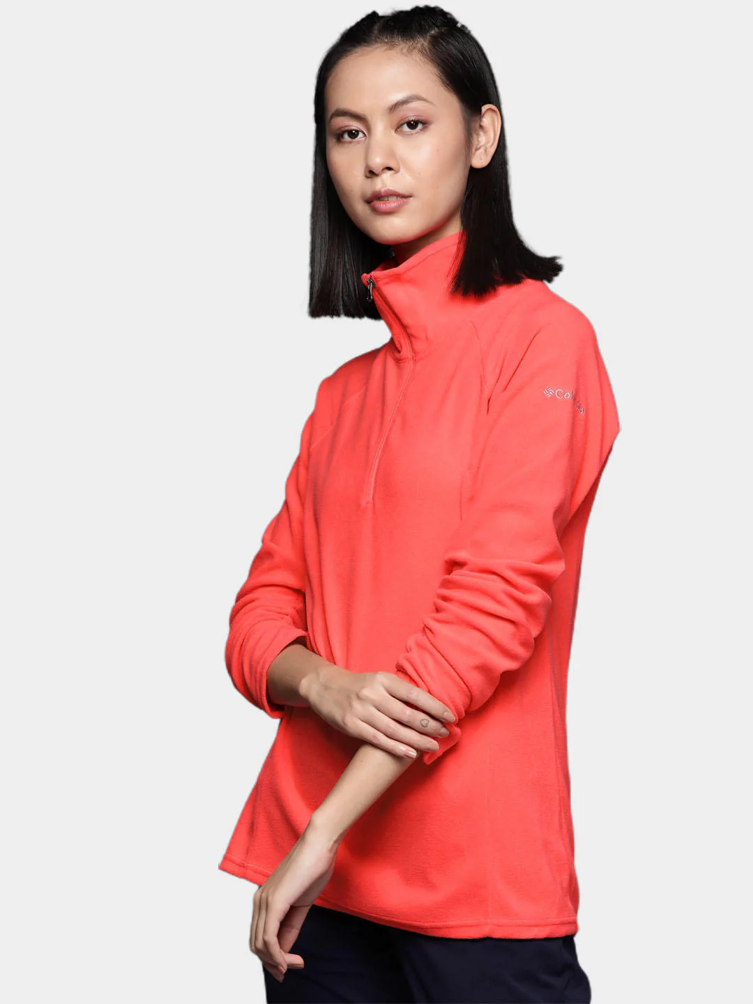 Columbia Women Red Glacial IV 1/2 Zip - Image 9