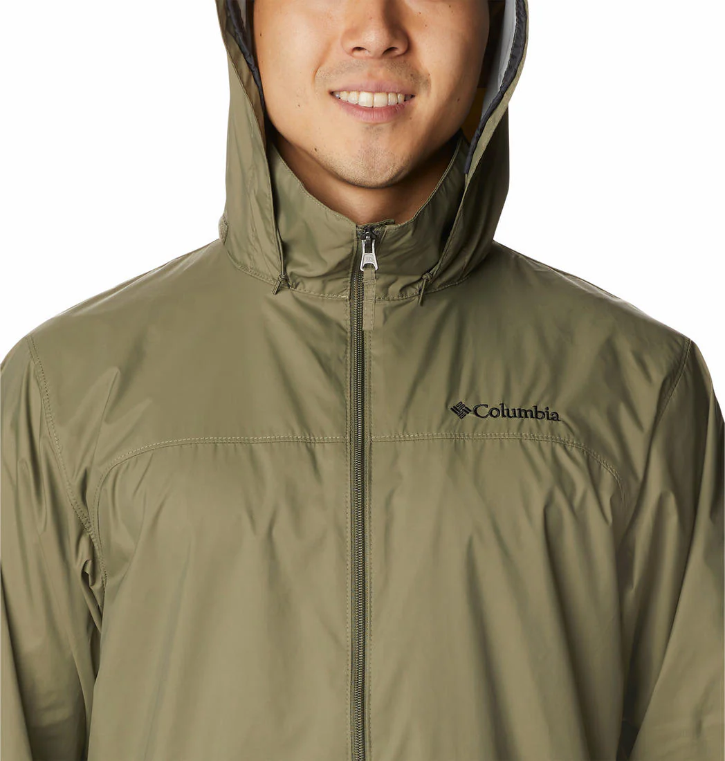 Columbia Men Green Glennaker Lake Rain Jacket - Image 2