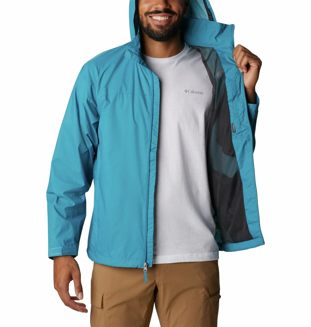Columbia Men Blue Glennaker Lake Rain Jacket - Image 6