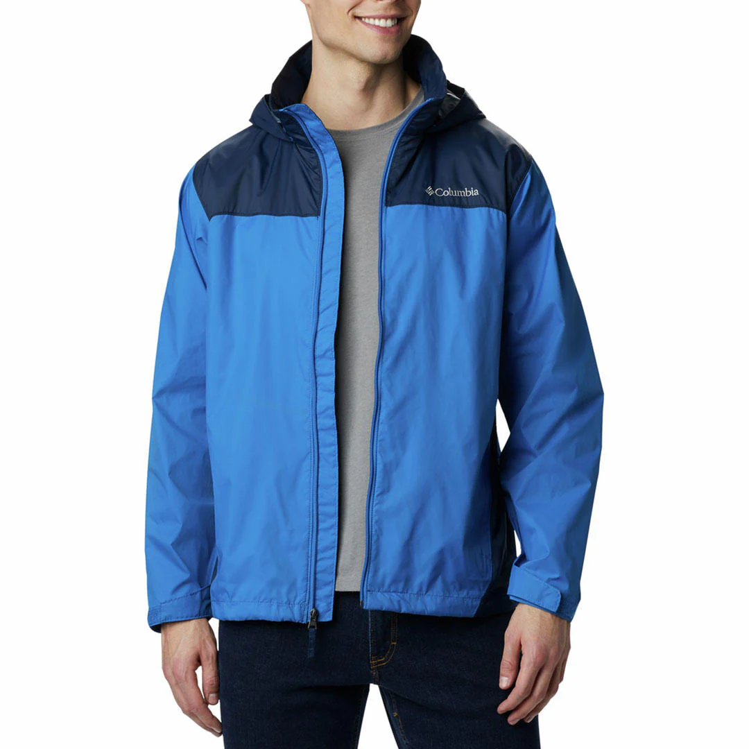 Columbia Men Blue Glennaker Lake Rain Jacket