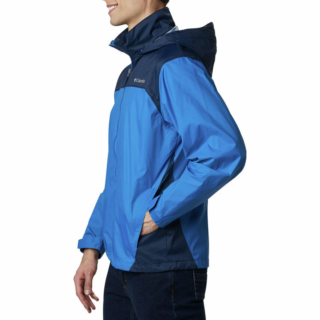 Columbia Men Blue Glennaker Lake Rain Jacket - Image 2