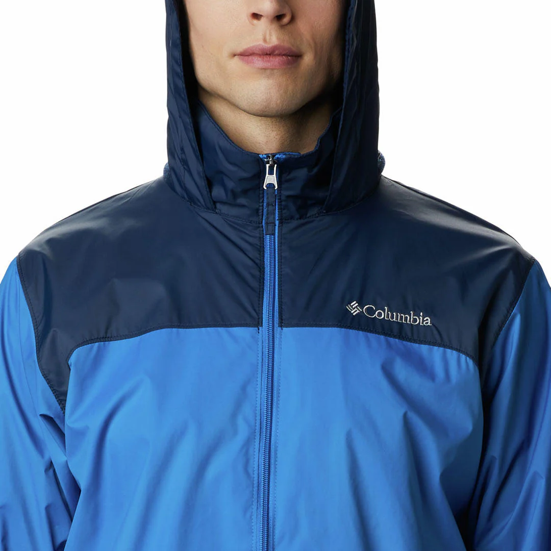 Columbia Men Blue Glennaker Lake Rain Jacket - Image 4