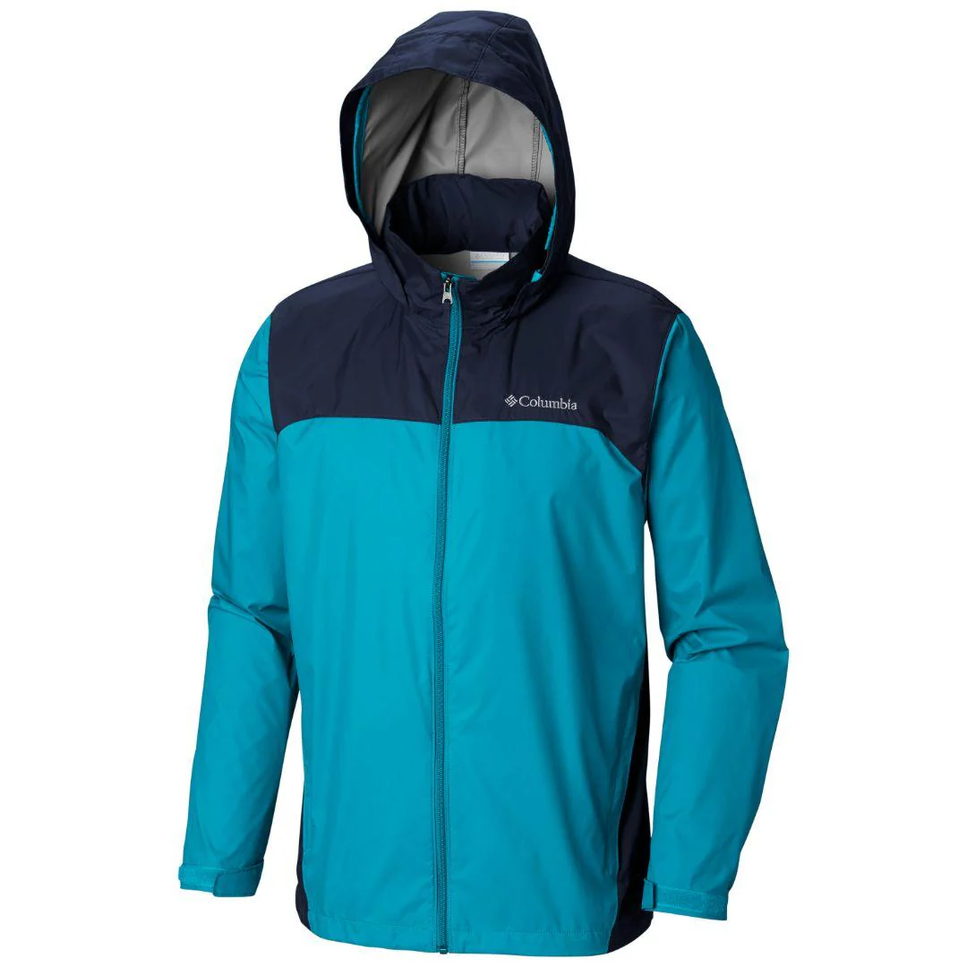 Columbia Men Blue Glennaker Lake Rain Jacket - Image 2