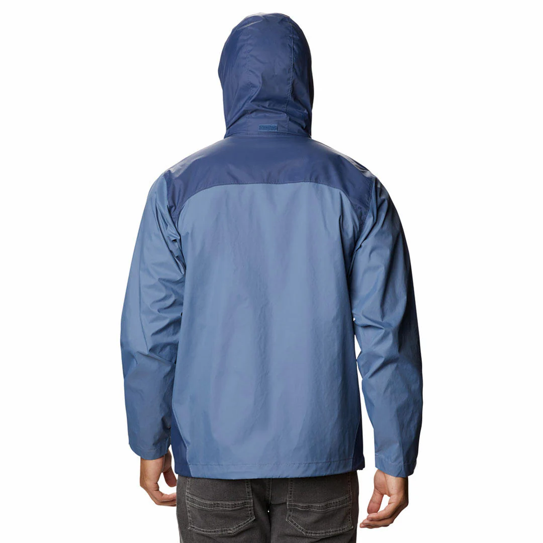 Columbia Men Blue Glennaker Lake Rain Jacket - Image 7