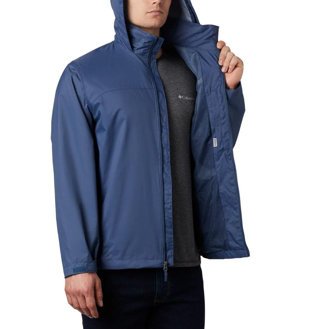 Columbia Men Blue Glennaker Lake Rain Jacket - Image 4