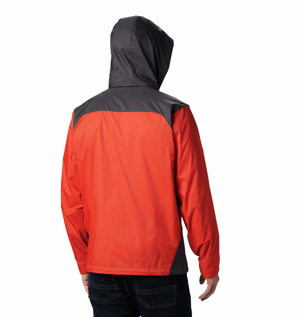 Columbia Men Orange Glennaker Lake Rain Jacket - Image 2